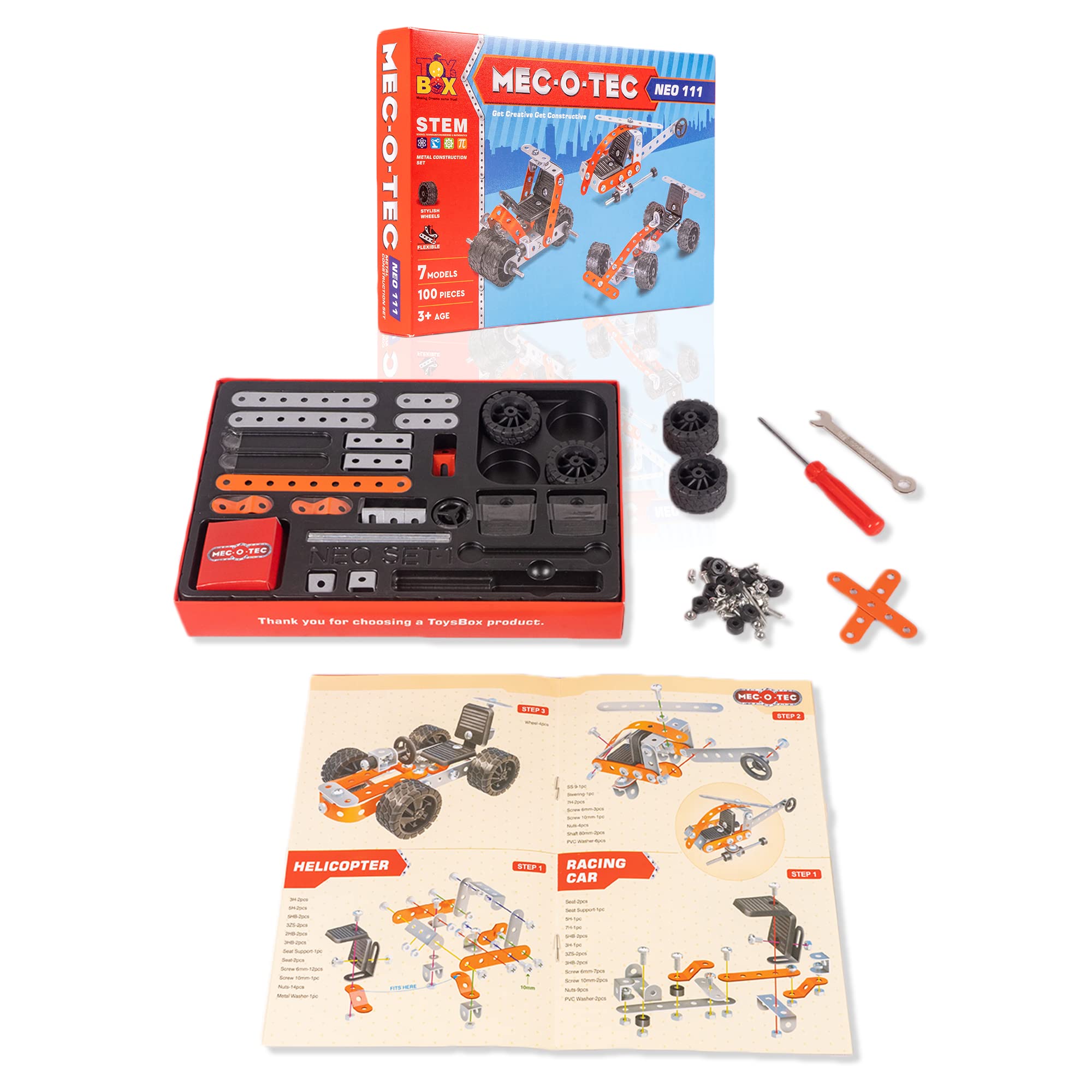 Toysbox MEC-O-Tec Neo 111|Develop Your Engineering Skills with